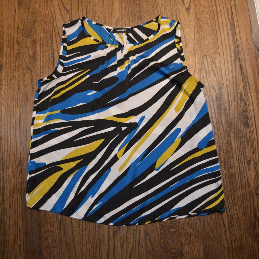 Nine West Casual or Dress Tank Style Top~Large~Summer